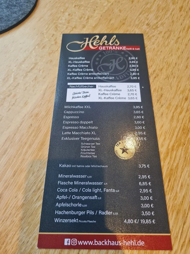 Menu_Backhaus Hehl Löwencafé_Hachenburg_immagine_1