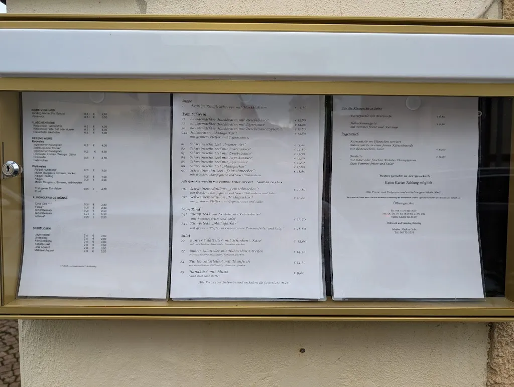 Menu_Gaststätte Vater Rhein_Rhein_immagine_1