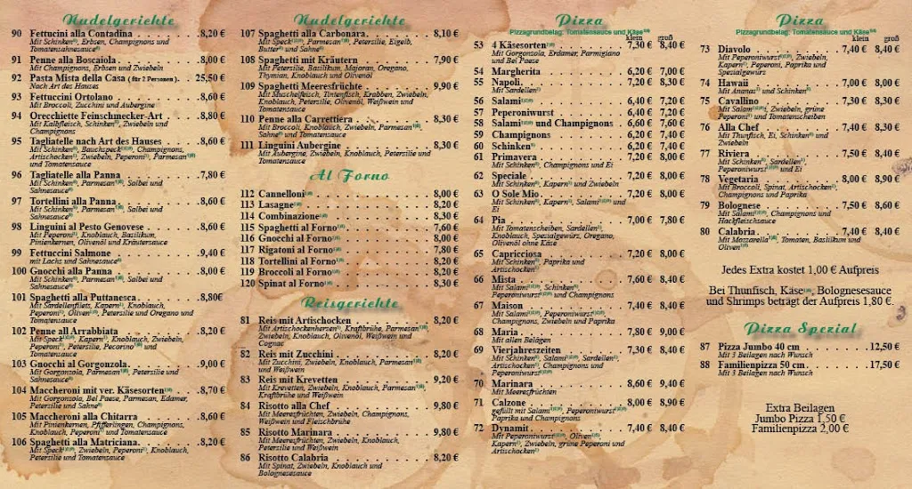 Menu_Restaurante Pizzeria Cavallino_Rhein_immagine_1
