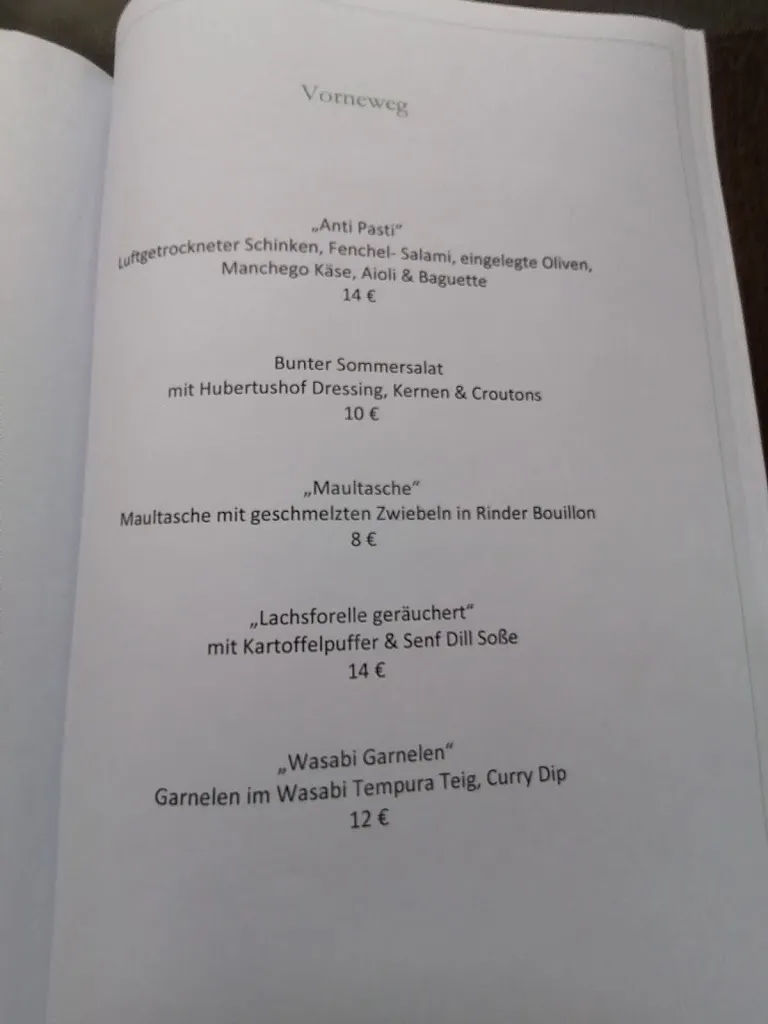 Menu_Restaurant und Pension Hubertushof_Haßloch_immagine_3