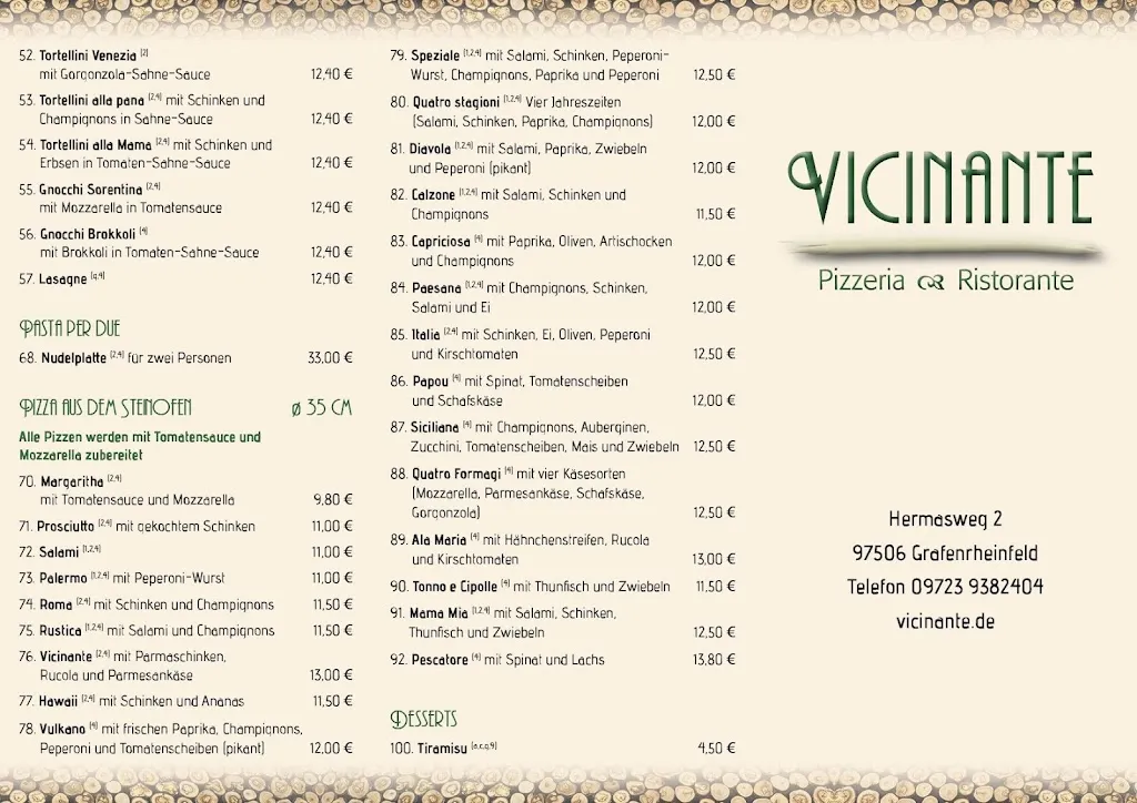 Menu_Vicinante Ristorante Pizzeria_Grafenrheinfeld_image_2