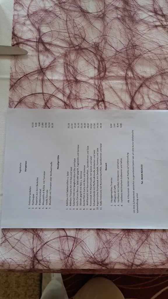 Menu_Restaurant Mare Blu - Mediterrane Küche_Haßloch_image_2