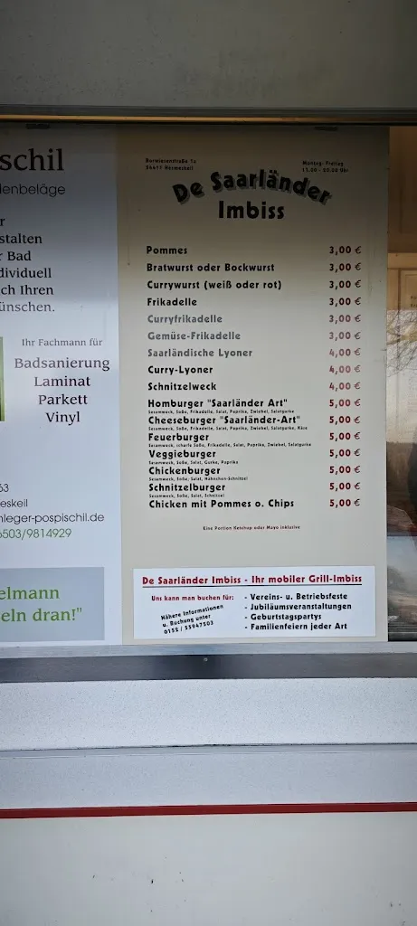 Menu_De Saarländer Imbiss_Hermeskeil_immagine_1