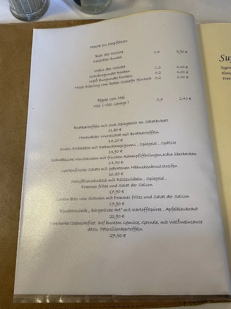 Menu_Landgasthof Kuhl_Reinsfeld_immagine_2