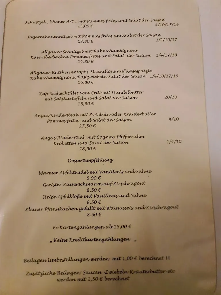 Menu_Landgasthof Kuhl_Reinsfeld_immagine_4