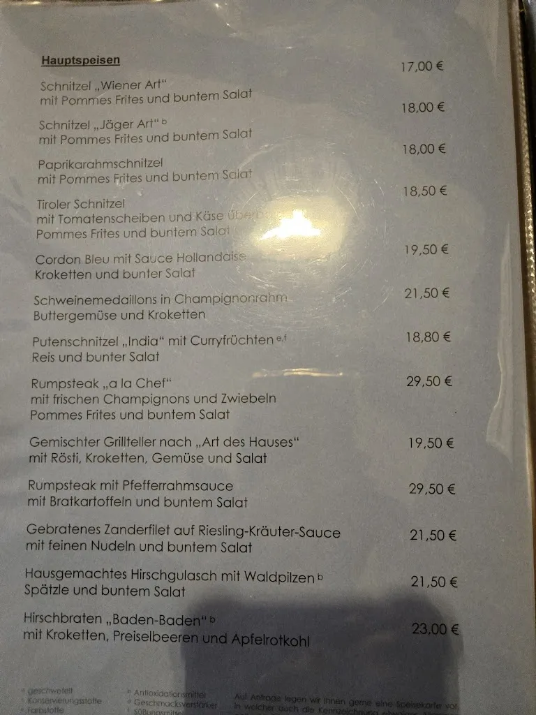 Menu_Hotel-Restaurant Jägerhof GbR_Reinsfeld_immagine_1