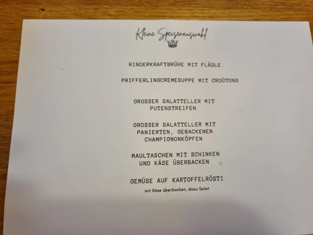 Menu_Gasthaus Krone_Grafenberg_immagine_4