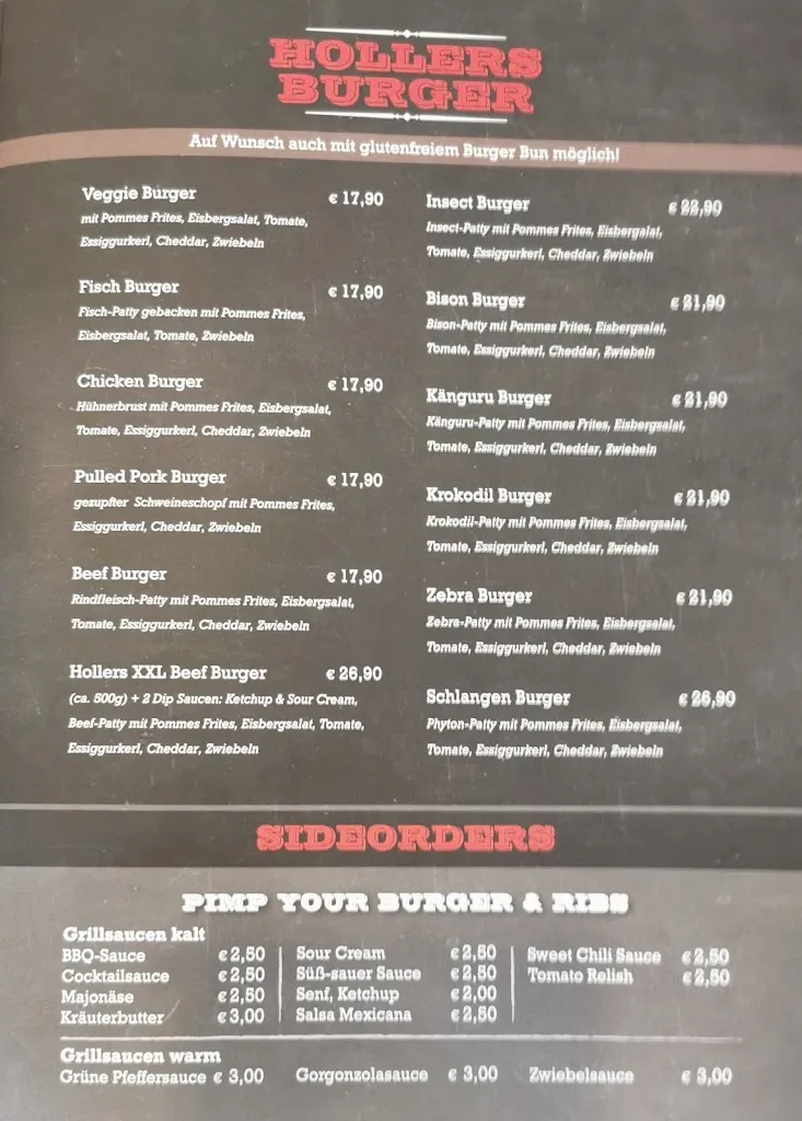 Menu_Hollers Steakhaus_Austria_immagine_3