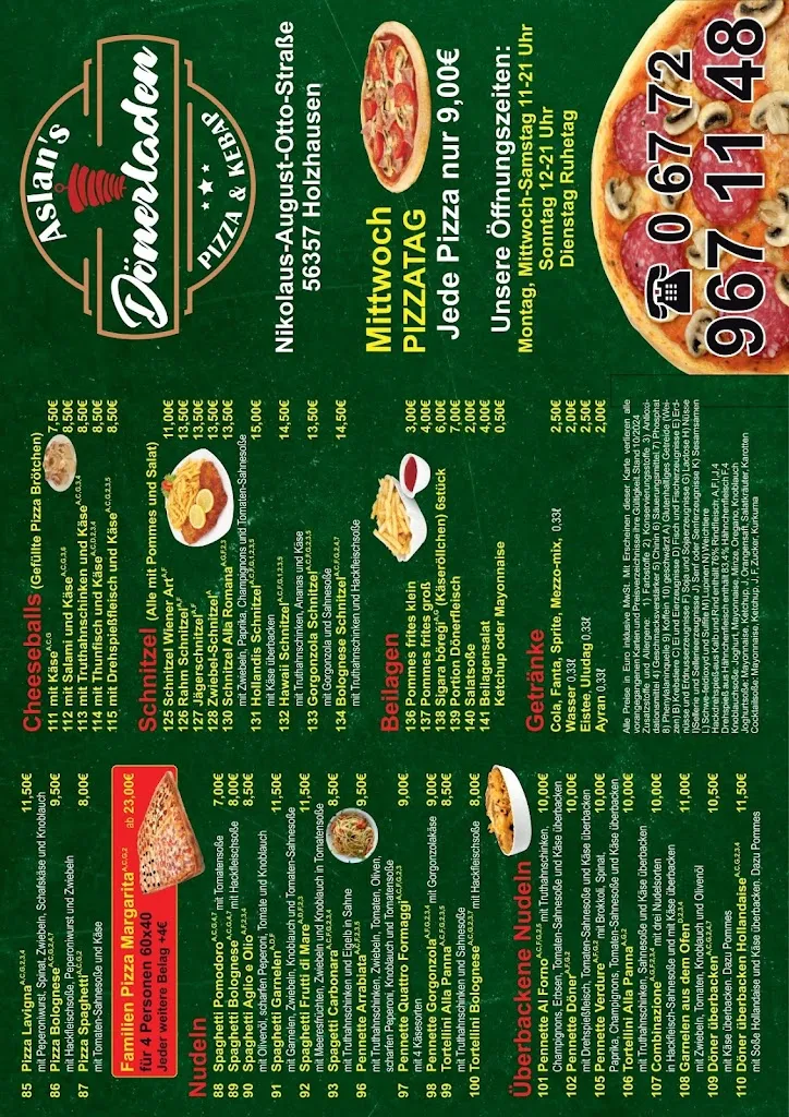 Menu_Aslan's Dönerladen_Haide_image_1