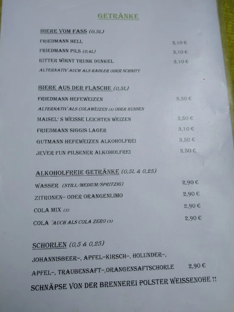 Menu_Friedmanns Bräustüberl – Wirtshaus & Biergarten in Gräfenberg_Gräfenberg_immagine_4