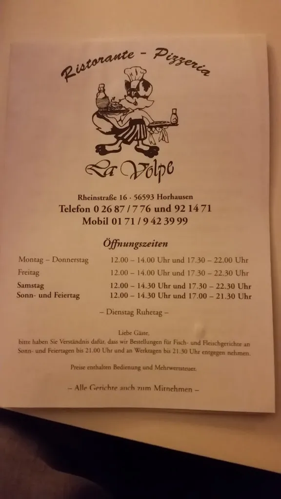 Menu_Ristorante Pizzeria La Volpe_(Westerwald)_image_3