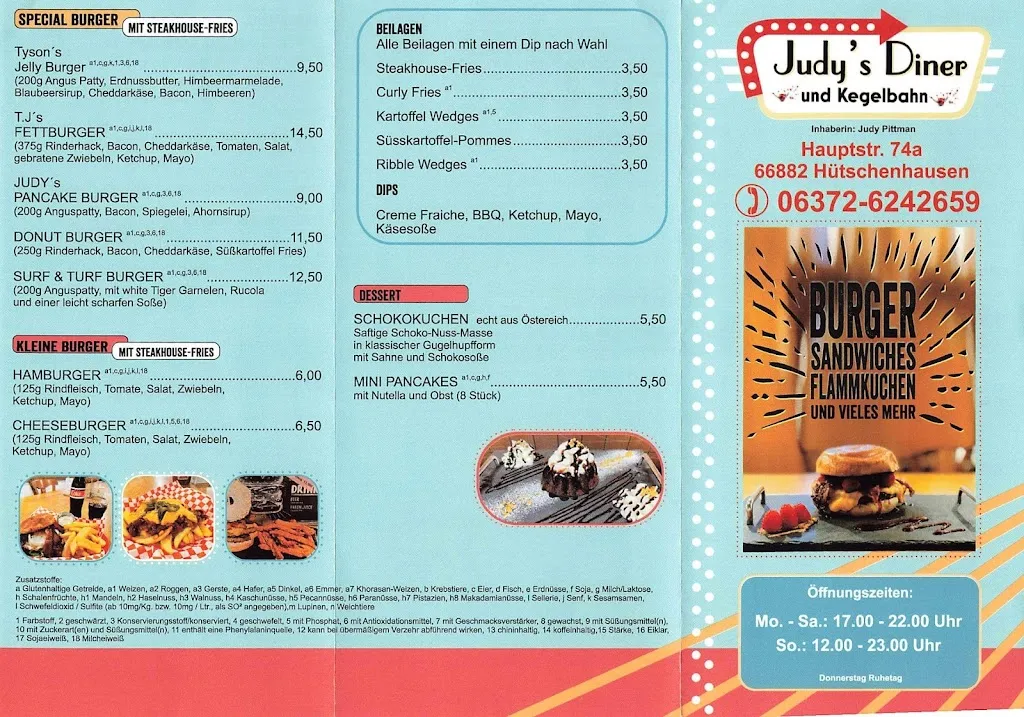 Menu_Judy's Diner_Hütschenhausen_image_2