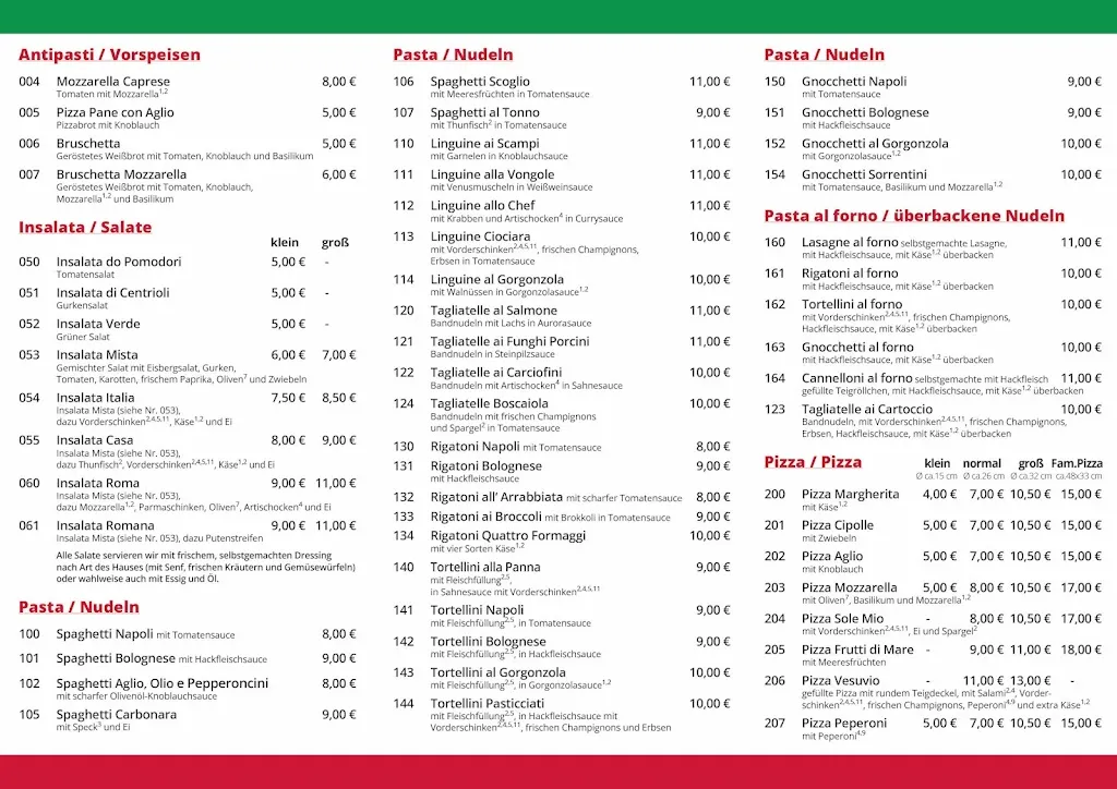 Menu_Ristorante Pizzeria Roma_Gräfenberg_immagine_2