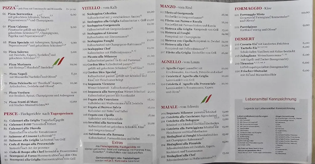 Menu_Ristorante Pizzeria Pulcinella_Seeheim-Jugenheim_immagine_1