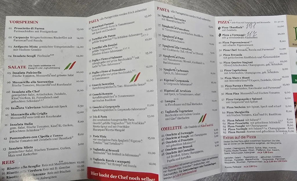 Menu_Ristorante Pizzeria Pulcinella_Seeheim-Jugenheim_immagine_2