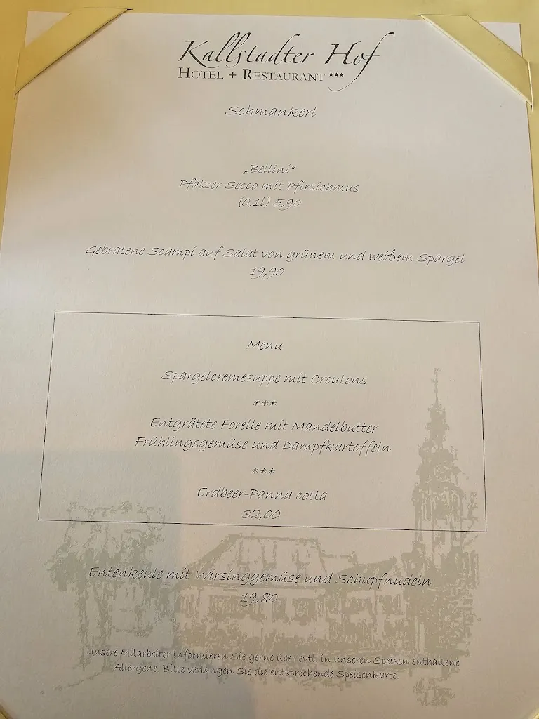 Menu_Hotel Restaurant Kallstadter Hof_Kallstadt_image_1