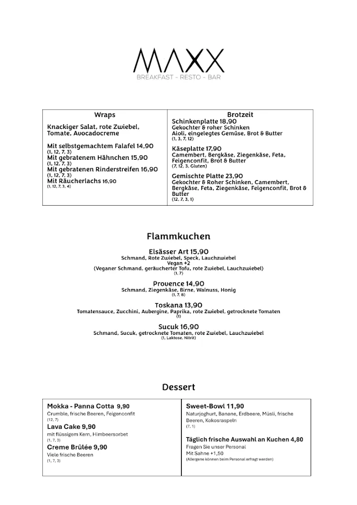 Menu_Maxx Breakfast - Resto - Bar_Trier_image_1