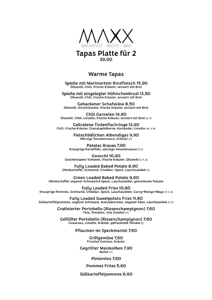 Menu_Maxx Breakfast - Resto - Bar_Trier_image_2