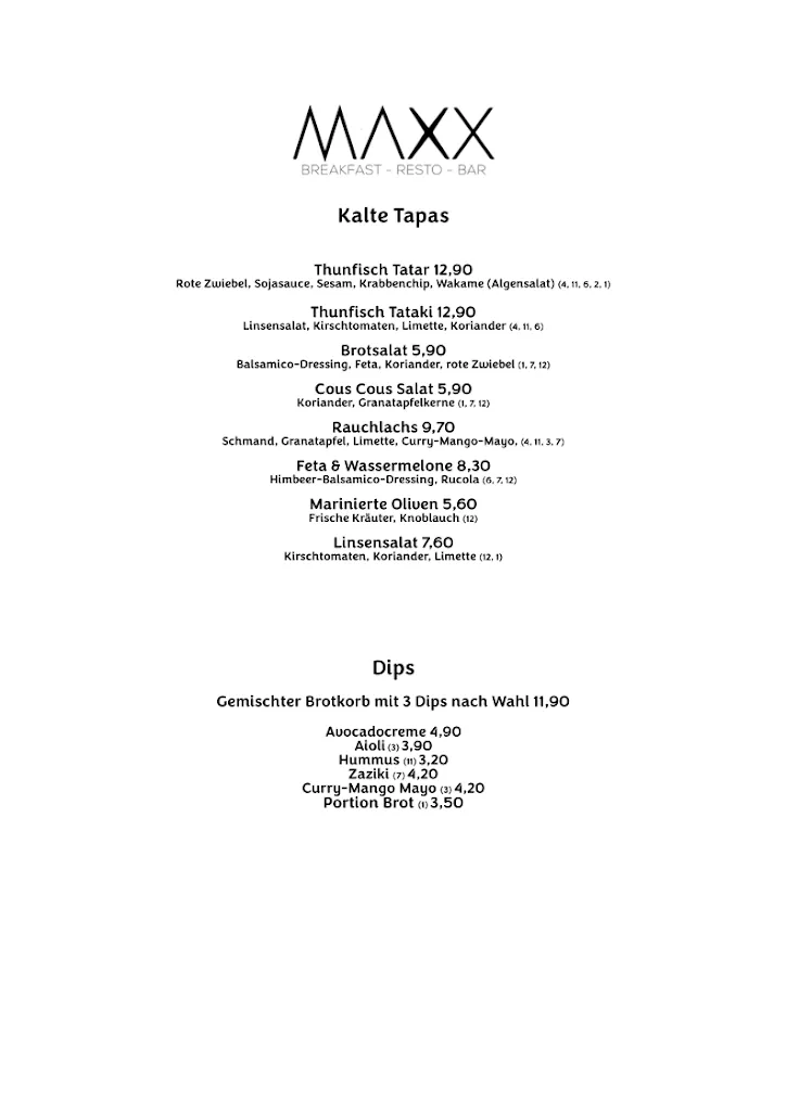 Menu_Maxx Breakfast - Resto - Bar_Trier_image_3