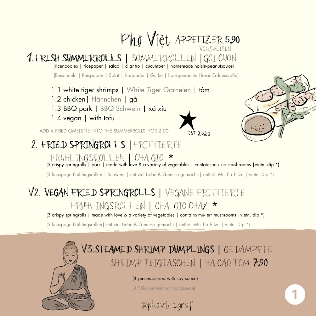Menu_Phở Việt Grafenwöhr_Grafenwöhr_image_1