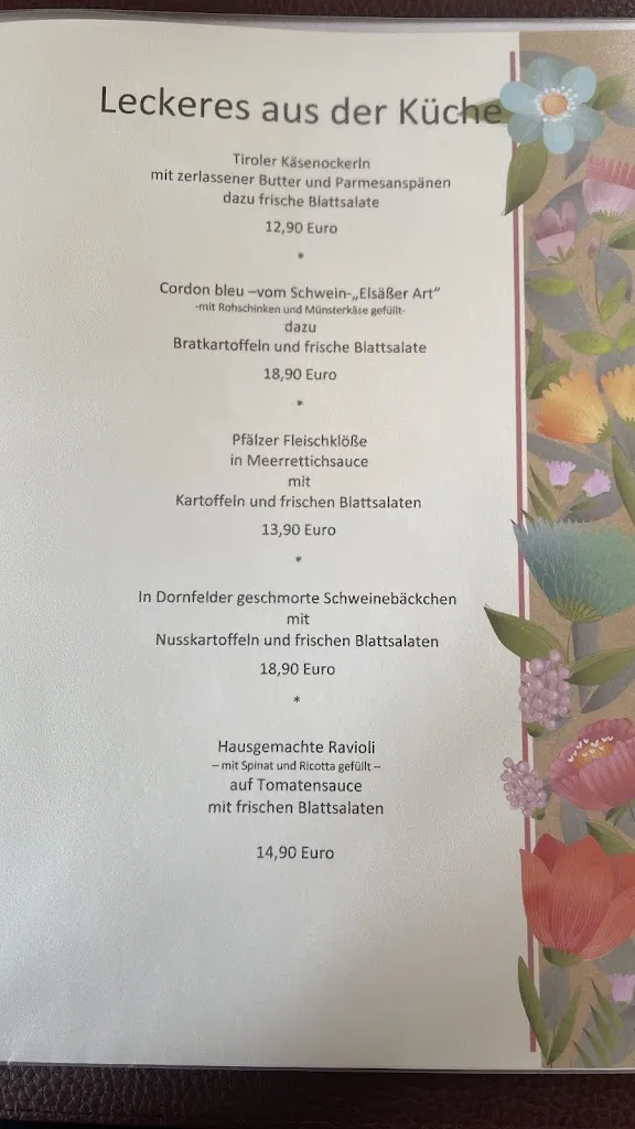 Menu_Wirtshaus Alter Bahnhof_Weinstraße_immagine_1