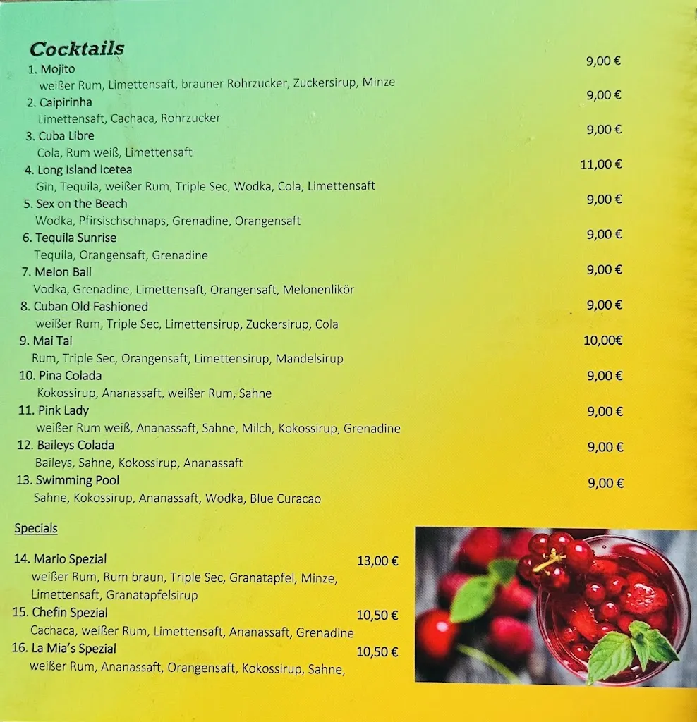 Menu_La Mia‘s Hacienda Restaurant_Neuwied_immagine_1