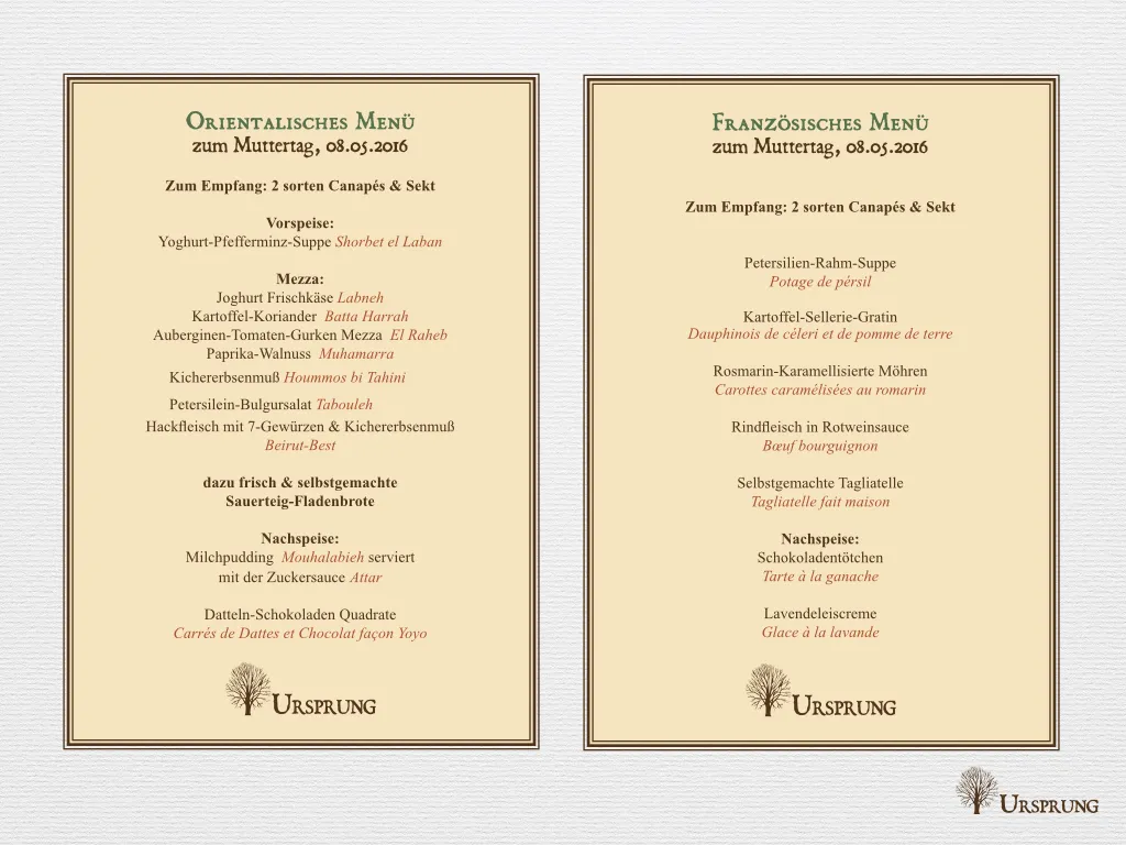 Menu_Privat-Restaurant Ursprung - d'Hala GmbH_Dierdorf_image_1