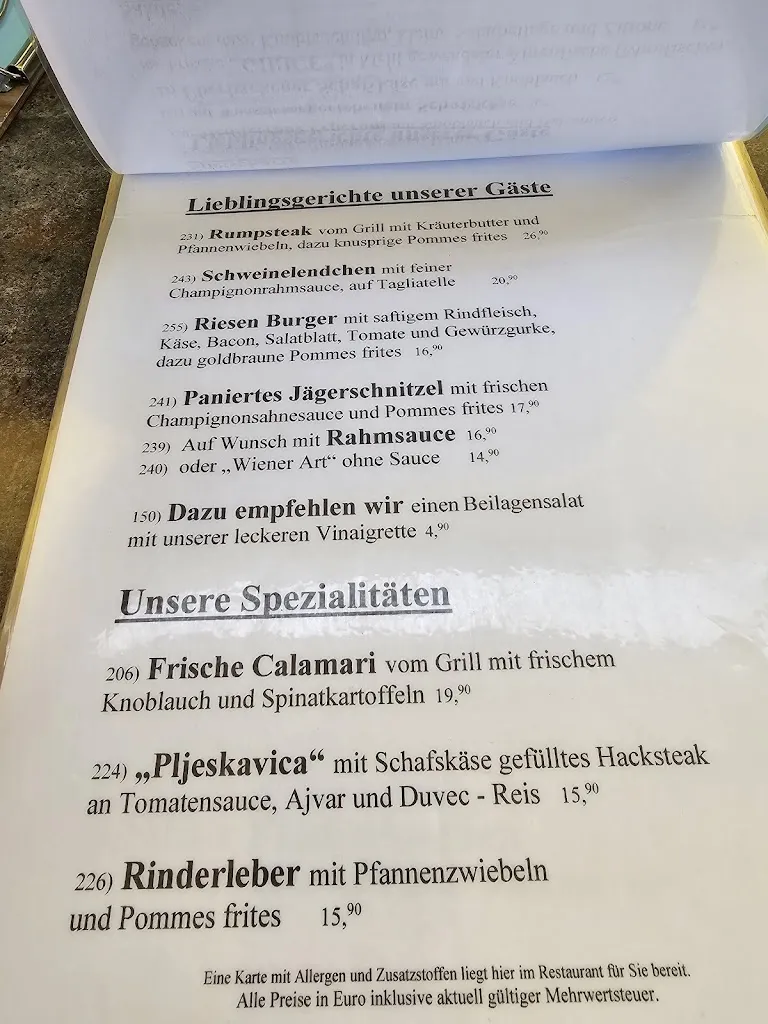Menu_Gasthaus am See 