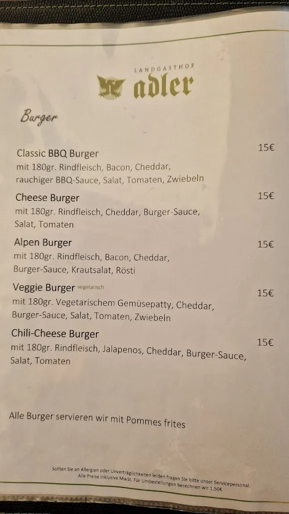Menu_Landgasthof Adler Amtzell_Amtzell_immagine_3