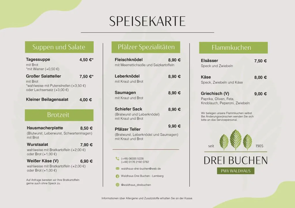 Menu_Waldhaus Drei Buchen - PWV Pirmasens 1905_Lemberg_image_2