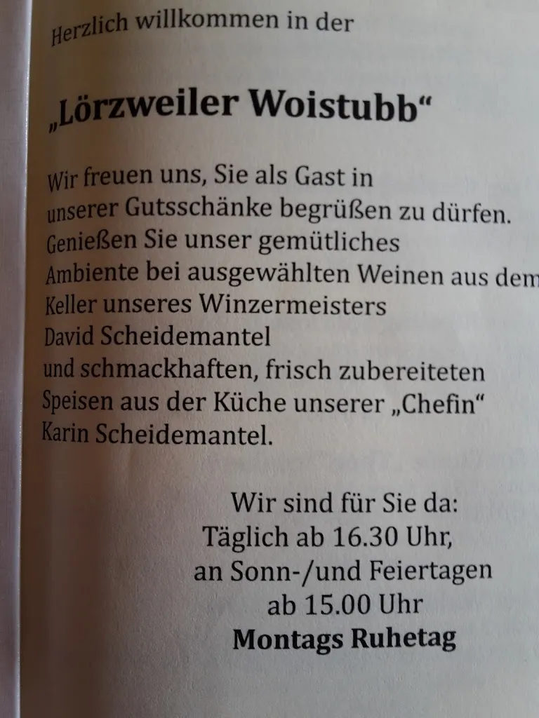 Menu_Gaststätte Lörzweiler Woistubb_Lörzweiler_immagine_2