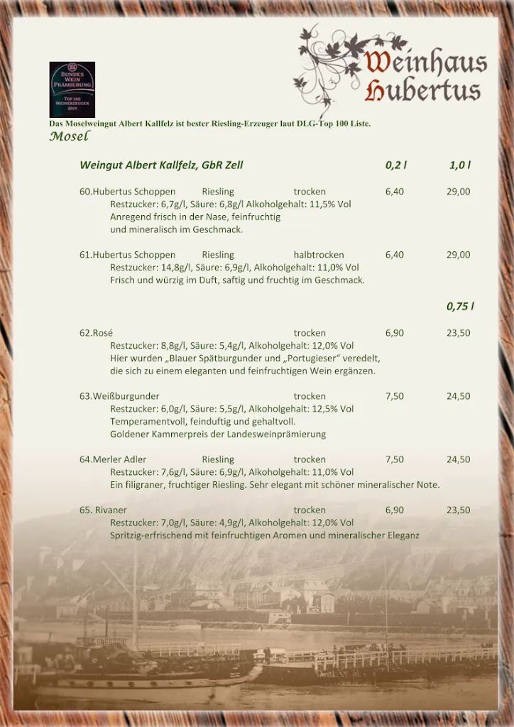 Menu_Weinhaus Hubertus_Koblenz_immagine_2
