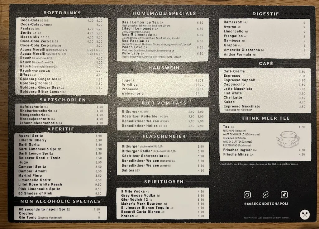 Menu_60 seconds to napoli Koblenz_Koblenz_immagine_4