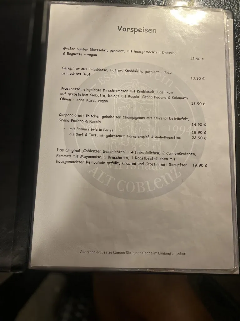 Menu_Alt Coblenz_Koblenz_image_2