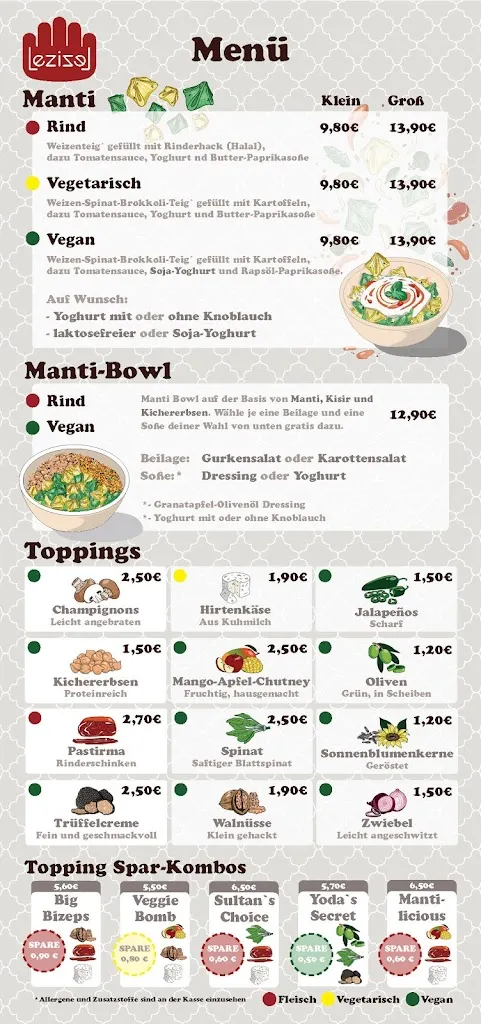 Menu_Lezizel Manti - Turkish Dumplings_Koblenz_image_1