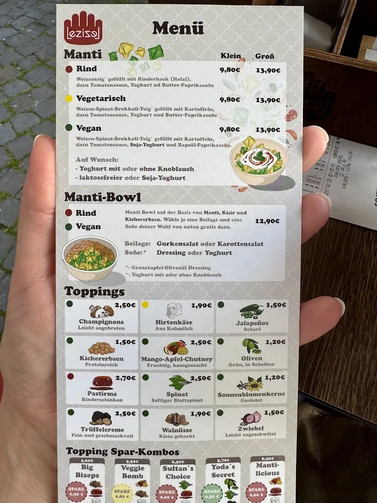 Menu_Lezizel Manti - Turkish Dumplings_Koblenz_image_3