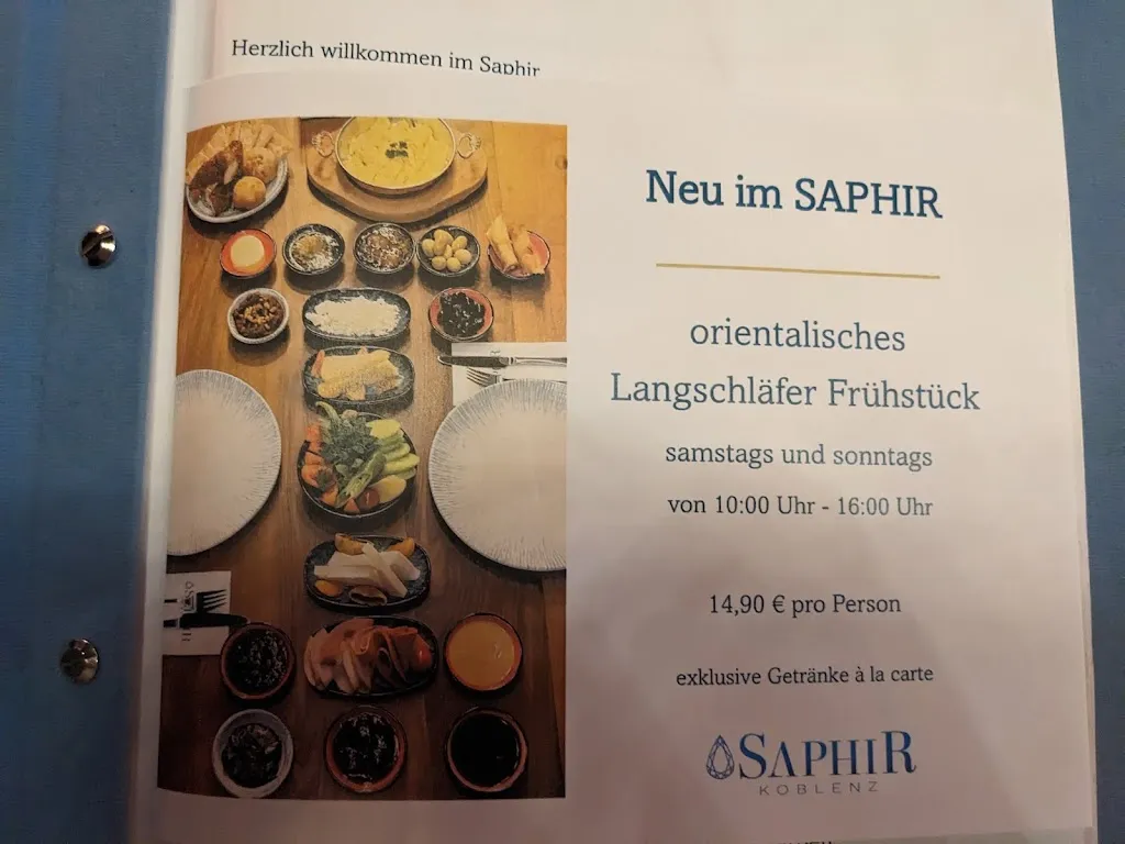 Menu_Saphir Koblenz_Koblenz_image_3