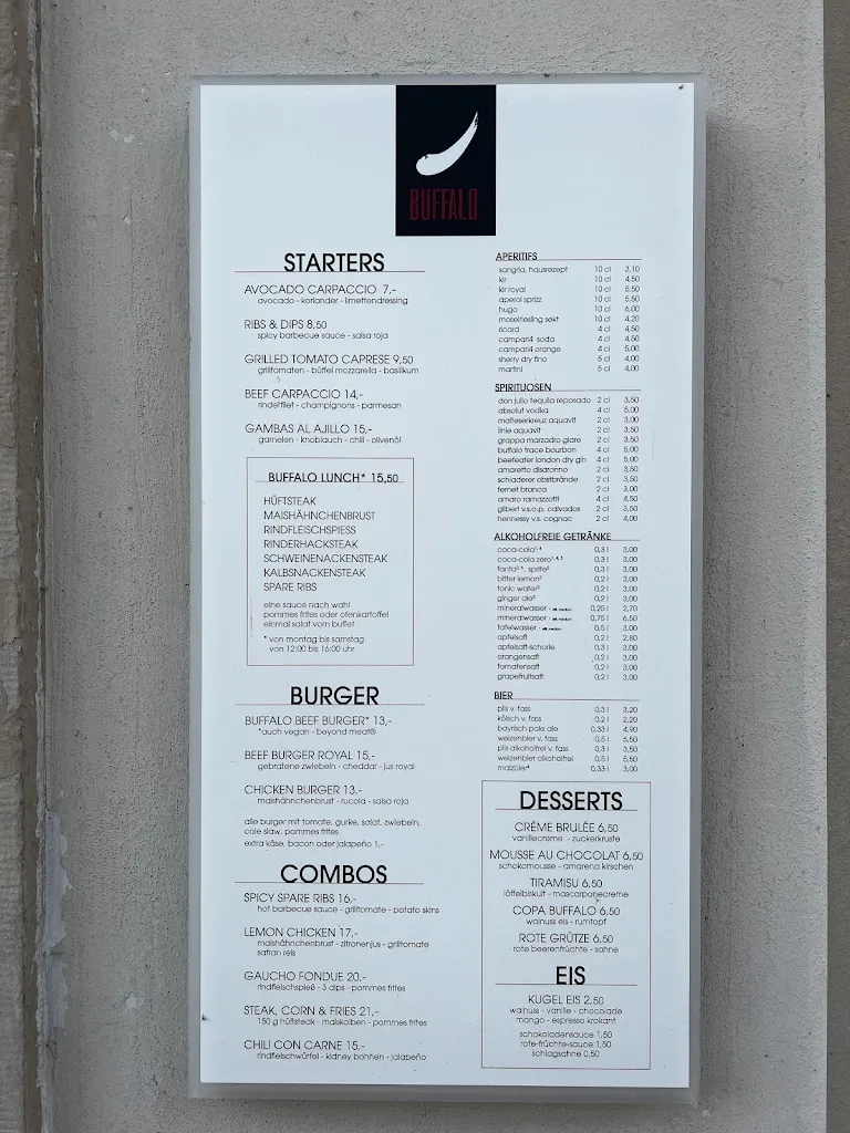 Menu_Buffalo Das Steakhaus_Koblenz_image_4