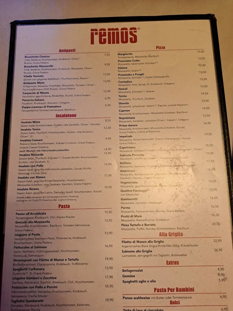 Menu_Remo's Koblenz_Koblenz_image_2