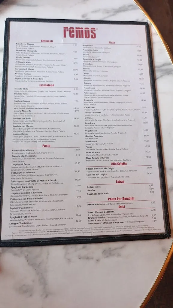 Menu_Remo's Koblenz_Koblenz_image_3