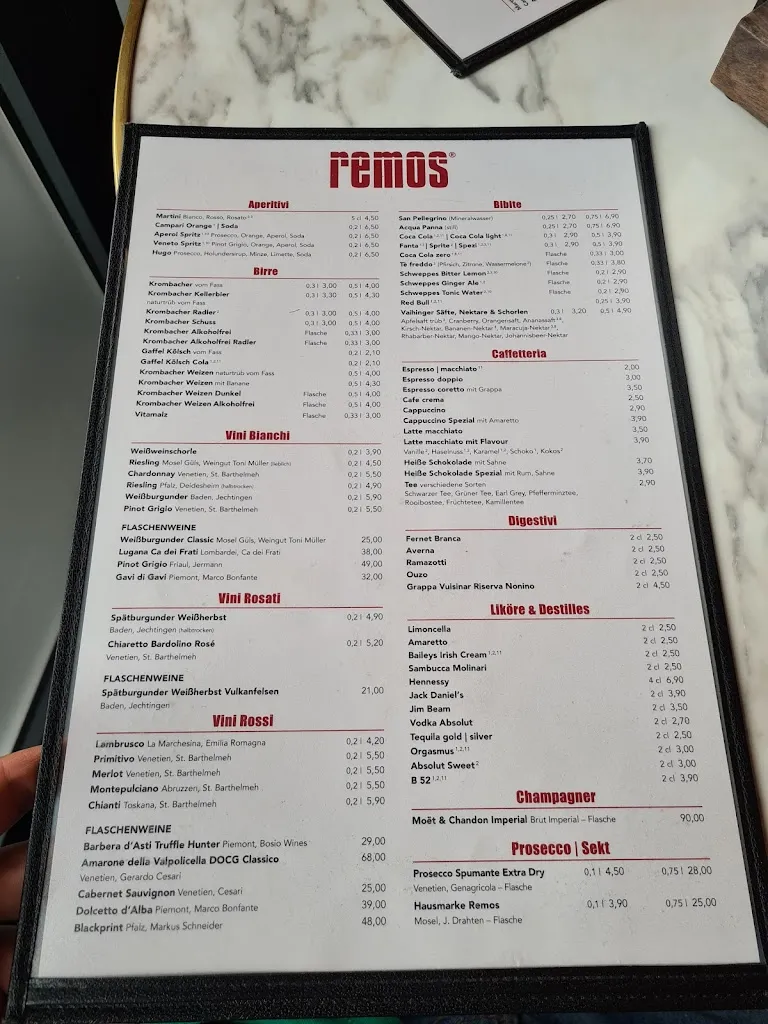 Menu_Remo's Koblenz_Koblenz_image_4