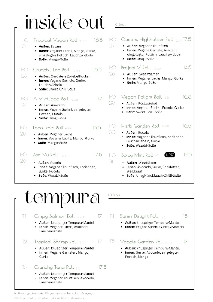 Menu_PROJECT VEGAN | Asian Fusion, Sushi, Frühstück & Brunch in Koblenz im Deutschen Kaiser_Koblenz_immagine_3