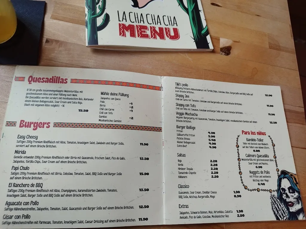 Menu_La Cha Cha Cha_Koblenz_immagine_1