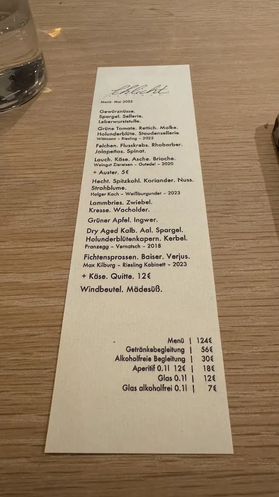 Menu_Schlicht. Esslokal_Koblenz_image_1