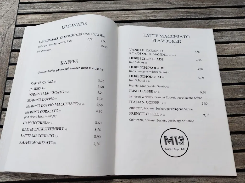 Menü_M13 Burger | Cocktails | Café_Koblenz_Bild_1