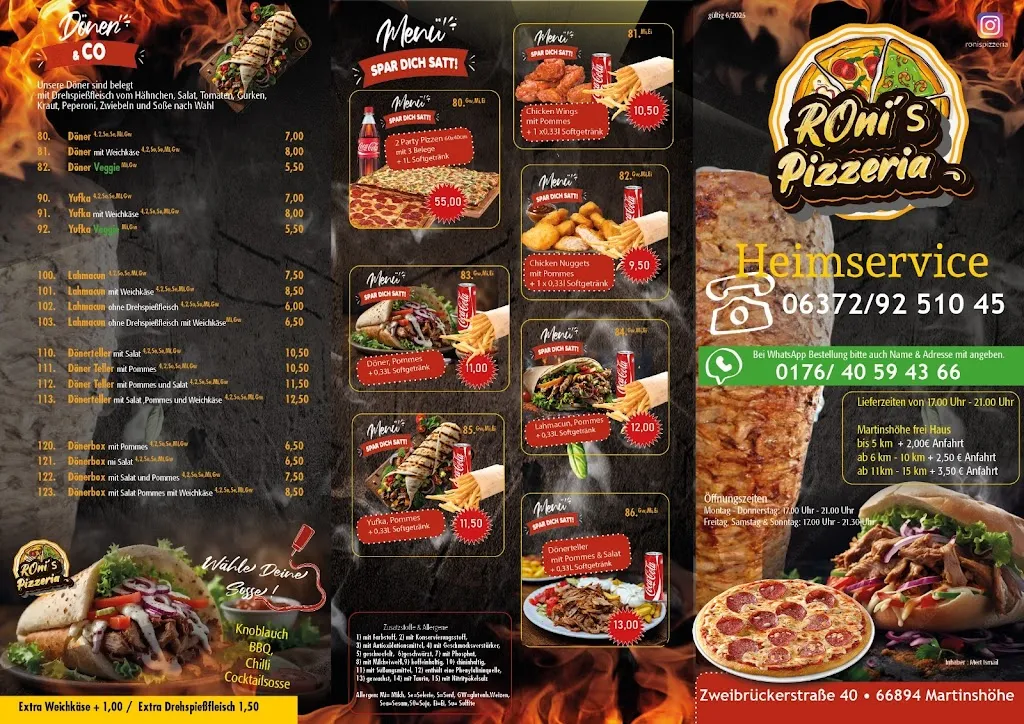 Menu_Roni's Pizzeria Martinshöhe_Martinshöhe_image_1