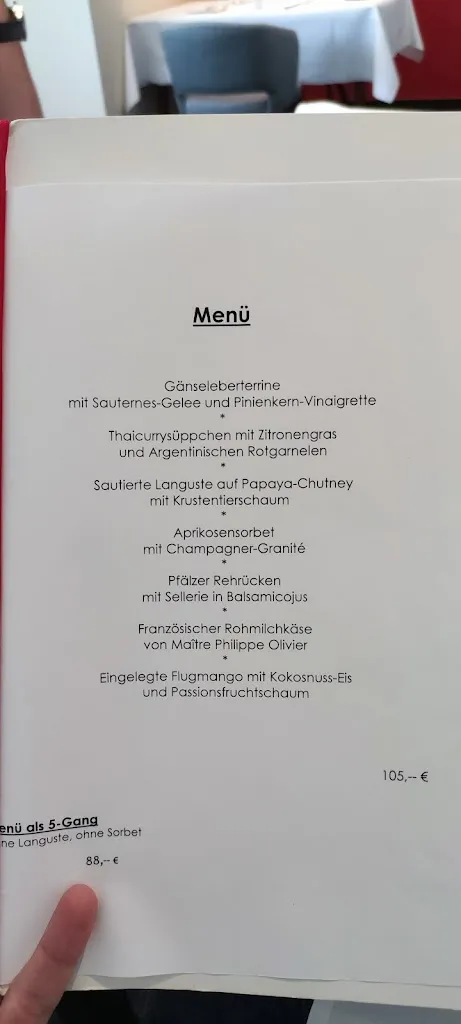 Menu_Hotel Restaurant Borst - Harry Borst_Maßweiler_image_3