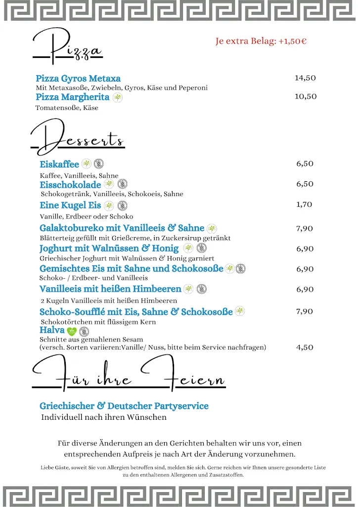 Menu_Griechisches Restaurant Nostimo & Partyservice_Gößweinstein_immagine_3