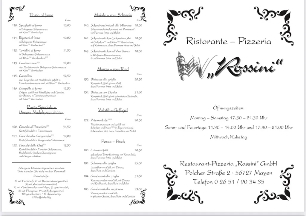 Menu_Restaurant - Pizzeria Rossini GmbH_Mayen_image_2