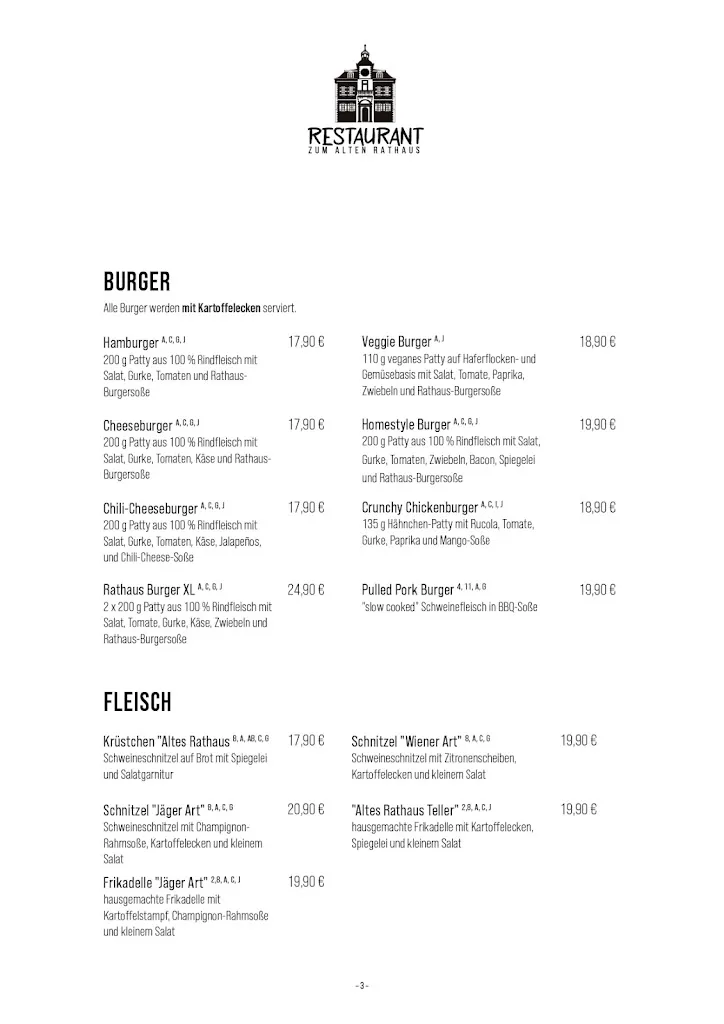 Menu_Gastronomie im Alten Rathaus, Mayen_Mayen_image_4